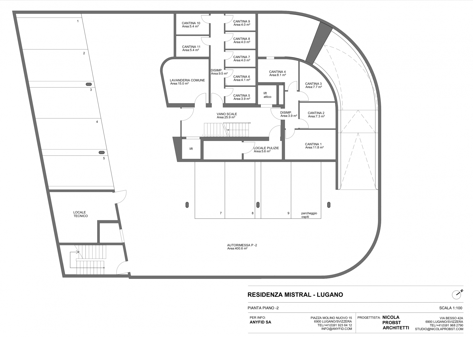 Nuovo appartamento 3,5 locali, alto standingPlanimetria  #2